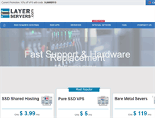 Tablet Screenshot of layerservers.com